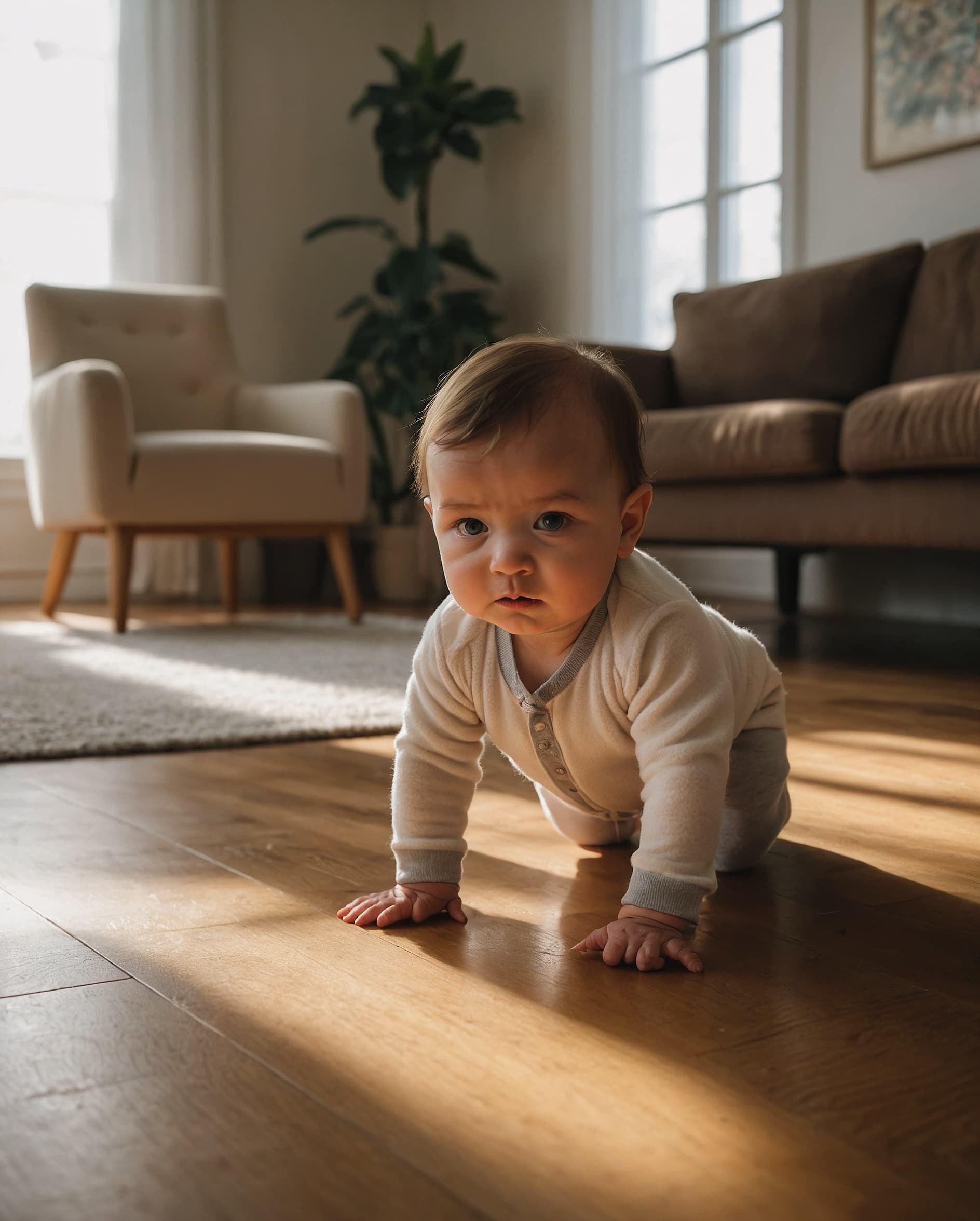 Crawling without knee protection